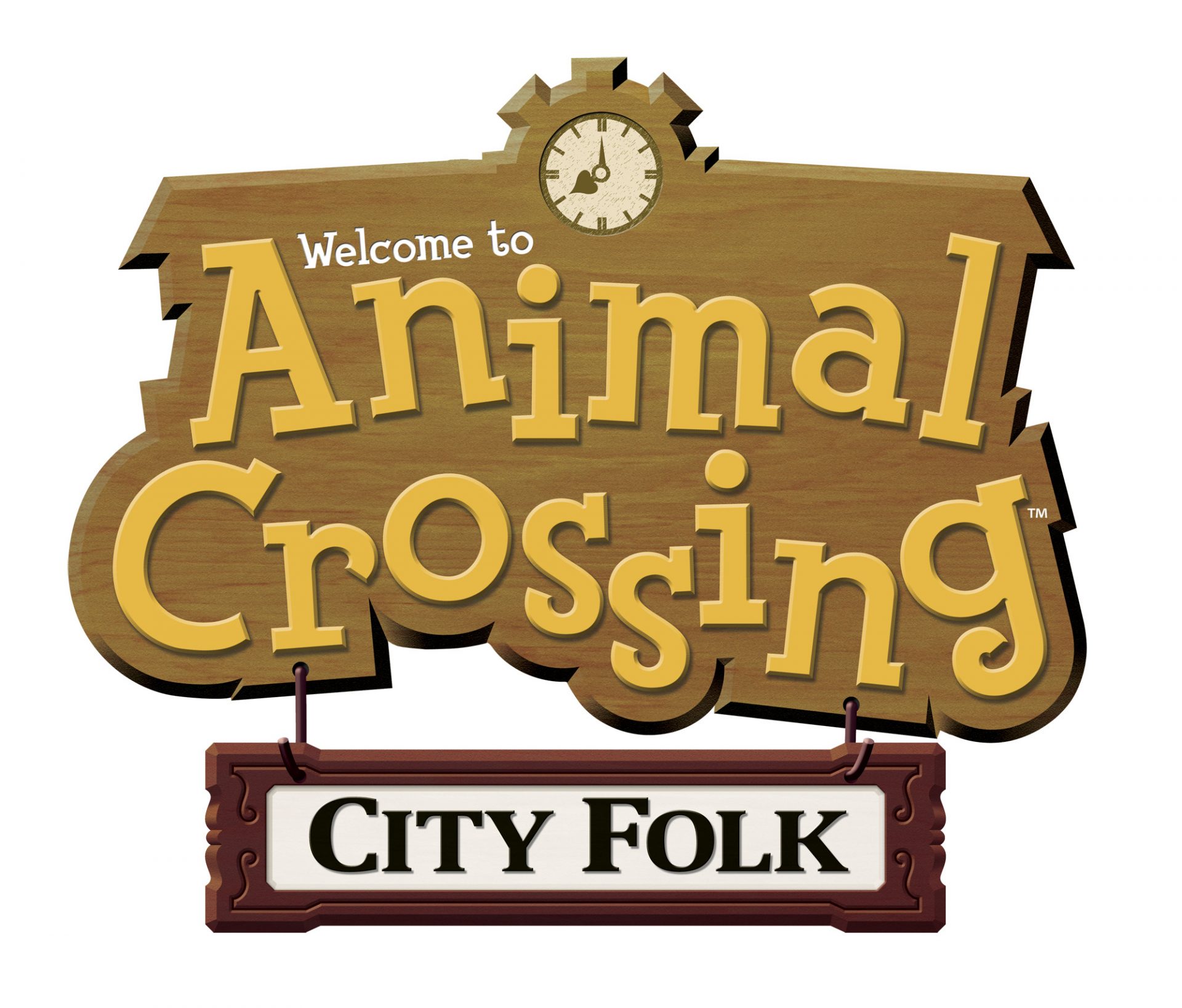 Animal Crossing City Folk Logo Game Climate