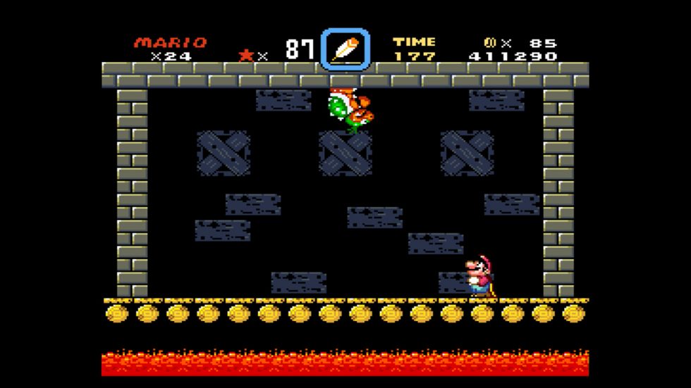 Super Mario World Wii U Virtual Console Bowser Fight Game Climate 8355